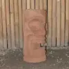Artikelbild 2 des Artikels “Tiki-Statue im polynesischen Stil. Aus Kokosnusspalme 50cm. Ca. 18-28cm Durchmesser. Modell 2 - offener Mund, “